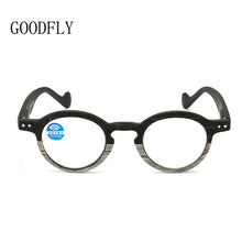 Load image into Gallery viewer, Wood Grain Optical Glasses Frame Men Women Anti Blue Light Glasses Retro Vintage Round Eyewear Eyeglasses Of Frames Trendy 2022