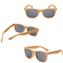 Load image into Gallery viewer, Wood Grain Sunglasses Ladies Men&#39;s Polarized Zebra Retro Bamboo Wood Ladies Sunglasses with  Block Ultraviolet Rays