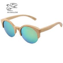 Load image into Gallery viewer, Wood Sunglasses Men women square bamboo Women for men women Mirror Sun Glasses retro de sol masculino 2023 Handmade with case