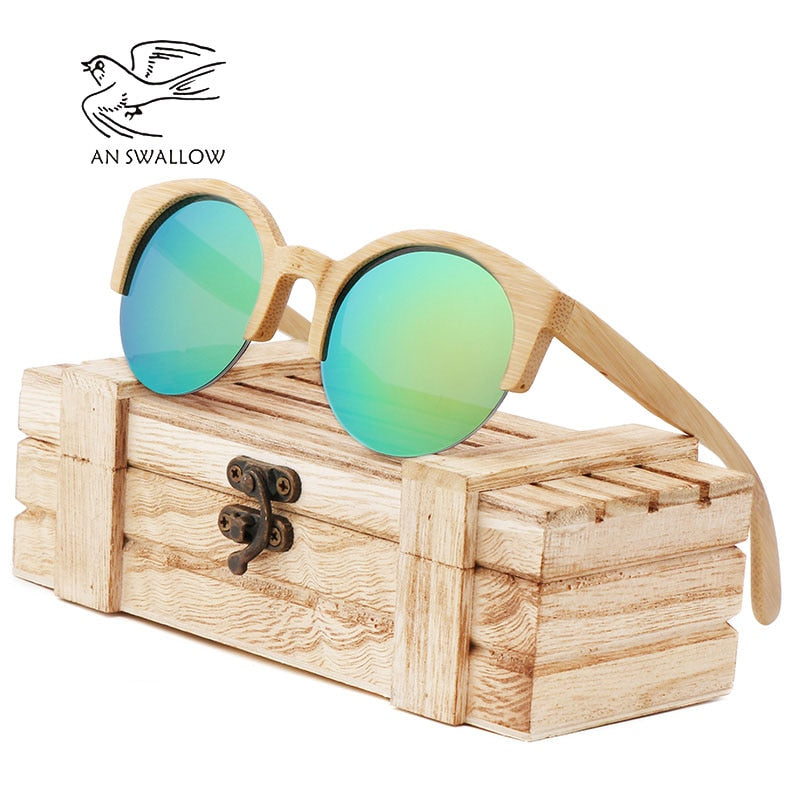 Wood Sunglasses Men women square bamboo Women for men women Mirror Sun Glasses retro de sol masculino 2023 Handmade with case