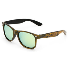 Carica l&#39;immagine nel visualizzatore di Gallery, Occhiali da sole in legno bambù Uomo donna montatura in plastica Occhiali da sole occhiali da sole per donna uomo retro de sol masculino con custodia