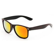 Carica l&#39;immagine nel visualizzatore di Gallery, Occhiali da sole in legno bambù Uomo donna montatura in plastica Occhiali da sole occhiali da sole per donna uomo retro de sol masculino con custodia