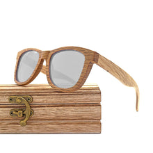 Carica l&#39;immagine nel visualizzatore di Gallery, Occhiali da sole in legno di legno Occhiali da sole con lenti con rivestimento a specchio polarizzato fatti a mano con confezione regalo 