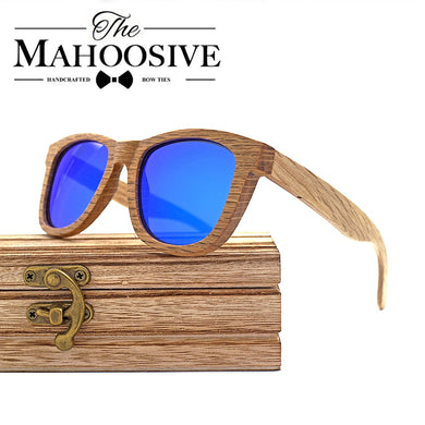 Wood Wooden Sunglasses Handmade Polarized Mirror Coating Lenses Eyewear With Gift Box