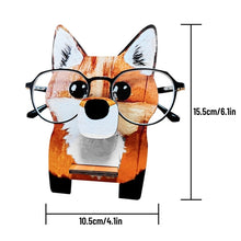 Load image into Gallery viewer, Wooden Animal Fox Glasses Display Stand Jewelry Watch Holder Storage Rack 101A