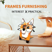 Load image into Gallery viewer, Wooden Animal Fox Glasses Display Stand Jewelry Watch Holder Storage Rack 101A