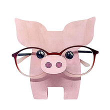 Load image into Gallery viewer, Wooden Creative Animal Glasses Holder Handmade Eye Sunglasses Display Stand Tabletop Decoration Gift for Office Desk Home Decors