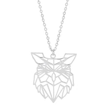 Load image into Gallery viewer, Word Necklace Men Women Flame Pendant Necklace Hip-Hop Rock Titanium Stainless Steel Gold Color Chain Necklace