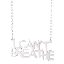 Load image into Gallery viewer, Word Necklace Men Women Flame Pendant Necklace Hip-Hop Rock Titanium Stainless Steel Gold Color Chain Necklace