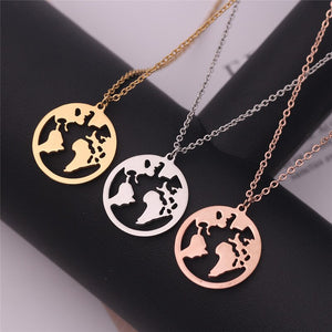 Word Necklace Men Women Flame Pendant Necklace Hip-Hop Rock Titanium Stainless Steel Gold Color Chain Necklace