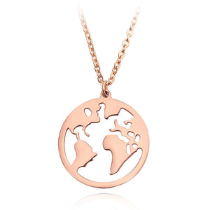Word Necklace Men Women Flame Pendant Necklace Hip-Hop Rock Titanium Stainless Steel Gold Color Chain Necklace