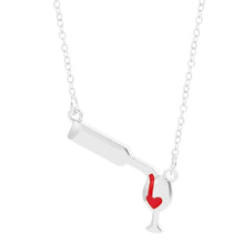 Load image into Gallery viewer, Word Necklace Men Women Flame Pendant Necklace Hip-Hop Rock Titanium Stainless Steel Gold Color Chain Necklace