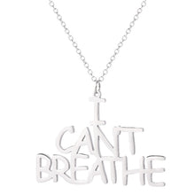 Load image into Gallery viewer, Word Necklace Men Women Flame Pendant Necklace Hip-Hop Rock Titanium Stainless Steel Gold Color Chain Necklace