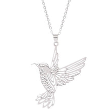 Load image into Gallery viewer, Word Necklace Men Women Flame Pendant Necklace Hip-Hop Rock Titanium Stainless Steel Gold Color Chain Necklace