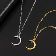 Load image into Gallery viewer, Word Necklace Men Women Flame Pendant Necklace Hip-Hop Rock Titanium Stainless Steel Gold Color Chain Necklace