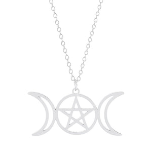 Word Necklace Men Women Flame Pendant Necklace Hip-Hop Rock Titanium Stainless Steel Gold Color Chain Necklace