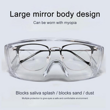 Load image into Gallery viewer, Work Safety Eye Protecting Glasses Lab Dustproof Industrial Anti-Splash Wind Glasses Winter Outdoor Anti-Fog Cycling Goggles