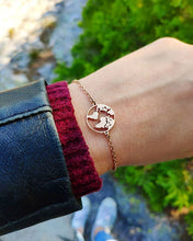 Carica l&#39;immagine nel visualizzatore di Gallery, Collana con mappa del mondo Ciondolo con mappa in oro Girocollo con mappa del mondo Girocollo con stella Crescent Moon Collane per donna Gioielli Boho multistrato 