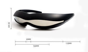 X men Polarized Futuristic Cyclops Monoblock Shield Mirrored Sunglasses Men Wrap Sunglass One Piece Shades Costume Party Flexibl