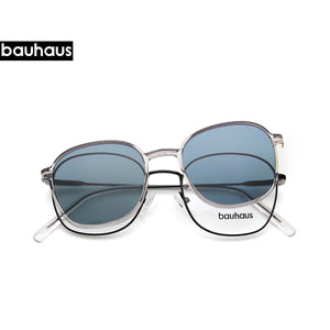 X101Polarized Sunglasses Men Women Magnetic Clip On Glasses metal square Optical Prescription Eyewear Frames Eyeglass