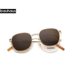 X101Polarized Sunglasses Men Women Magnetic Clip On Glasses metal square Optical Prescription Eyewear Frames Eyeglass