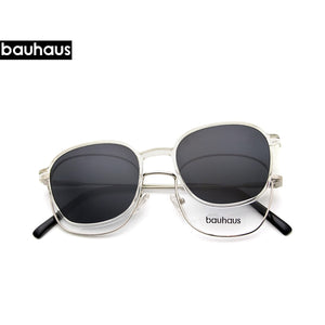 X101Polarized Sunglasses Men Women Magnetic Clip On Glasses metal square Optical Prescription Eyewear Frames Eyeglass