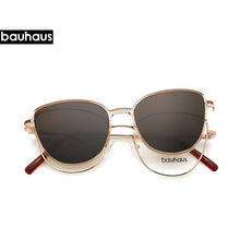 Load image into Gallery viewer, X102 vogue cat eye Sunglasses Women Polarized Magnet Clip On Sun Glasses For Women Female Prescription Oculos