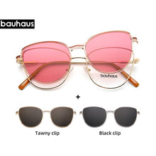 Load image into Gallery viewer, X102 vogue cat eye Sunglasses Women Polarized Magnet Clip On Sun Glasses For Women Female Prescription Oculos