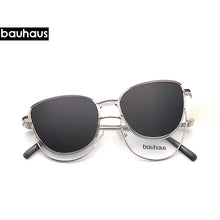 Load image into Gallery viewer, vogue cat eye Sunglasses Women Polarized Magnet Clip On Sun Glasses For Women Female Prescription Oculos