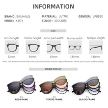 Load image into Gallery viewer, X3173 Polarized Magnet Clip On Sungasses Women Retro Cat Eye Prescription Sun Glasses For Women UV400 Myopia Optical Eyeglasses