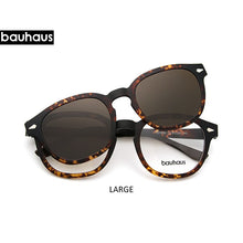 Load image into Gallery viewer, X3183Magnet Sunglasses Clip Mirrored Clip on Sunglasses clip on glasses Men and women Polarized Custom Prescription Myopia