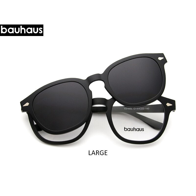 X3183Magnet Sunglasses Clip Mirrored Clip on Sunglasses clip on glasses Men and women Polarized Custom Prescription Myopia