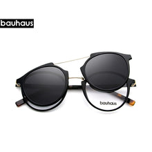 Load image into Gallery viewer, X3184  Ultem Vintage Round Eyeglasses Women Men Polarized Sunglasses Magnetic Clip On Glasses Optical Computer