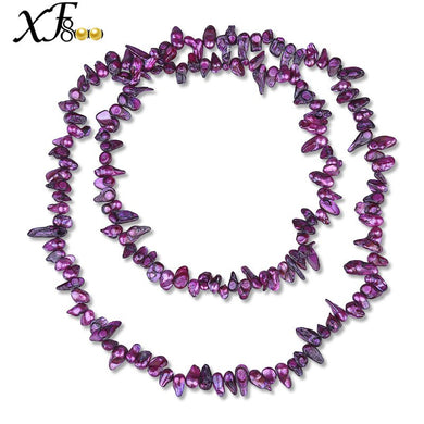 [XF800] Baroque Pearl Necklace Pearl Jewelry Natural Irregular Pearl Long Necklace 2017 New Trendy For Party [X208]