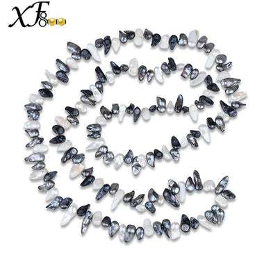 [XF800]Real Pearl Necklace Baroque Pearl Jewlery Long 2017 New Fashion Necklace For Party Bohemia [X222]