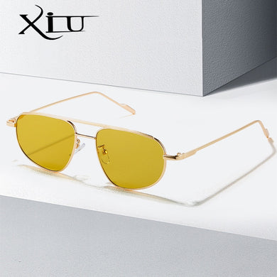 XIU Oversized Aviation Sunglasses Women 2023 Summer Brand Designer Sun glasses Lady Gafas Oculos UV400