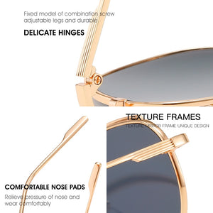 XIU Oversized Aviation Sunglasses Women 2023 Summer Brand Designer Sun glasses Lady Gafas Oculos UV400