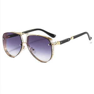 XIU green yellow steampunk sunglasses men pilot metal frame 7 colors sun glasses women punk sunglass gafas de sol uv400