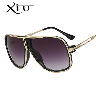 XIU sunglasses men summer style sunglasses square gold women brand designer sun glasses men oculos de sol masculino