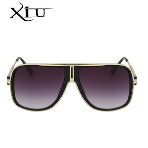 XIU sunglasses men summer style sunglasses square gold women brand designer sun glasses men oculos de sol masculino