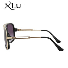 Load image into Gallery viewer, XIU sunglasses men summer style sunglasses square gold women brand designer sun glasses men oculos de sol masculino