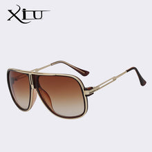 Load image into Gallery viewer, XIU sunglasses men summer style sunglasses square gold women brand designer sun glasses men oculos de sol masculino