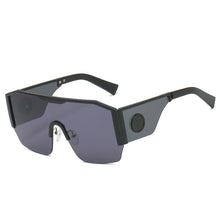 Load image into Gallery viewer, XM Glasses Brand Designer Women Man Metal Rimless Medusa SHADES 2023 Italian oversized sunglasses