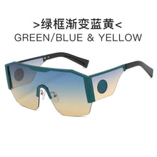 Load image into Gallery viewer, XM Glasses Brand Designer Women Man Metal Rimless Medusa SHADES 2023 Italian oversized sunglasses