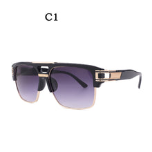 Load image into Gallery viewer, XaYbZc Brand Design Men Sunglasses Vintage Male Square Sun Glasses  Gradient Sunglass UV400 Shades Gafas De Sol Hombre
