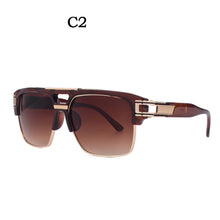 Load image into Gallery viewer, XaYbZc Brand Design Men Sunglasses Vintage Male Square Sun Glasses  Gradient Sunglass UV400 Shades Gafas De Sol Hombre
