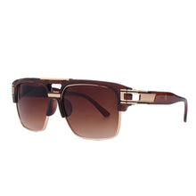 Load image into Gallery viewer, XaYbZc Brand Design Men Sunglasses Vintage Male Square Sun Glasses  Gradient Sunglass UV400 Shades Gafas De Sol Hombre
