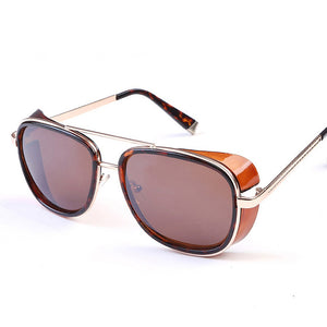 XaYbZc Iron Man 3 Matsuda TONY Stark Sunglasses Men Rossi Coating Retro Vintage Designer Sun glasses Oculos Masculino Gafas De