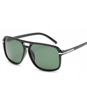 XaYbZc Oversized Sunglasses Men Polarized Mirror Goggles Driving Sun Glasses Man Brand Designer Retro  Driver Sunglass