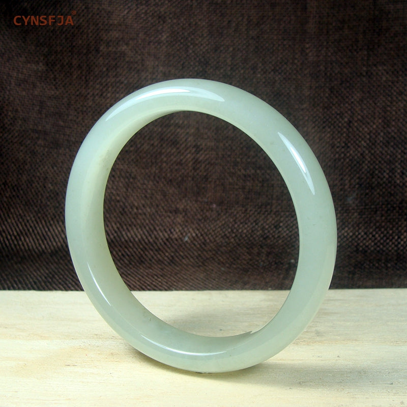 Xinjiang Nephrite Jade Bangle Bracelets Certified Natural Chinese Hetian Jade High Quality Inside 62mm Bangles Birthd Gifts